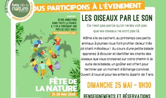 Fête de la Nature - Sortie les oiseaux par le son